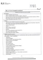 Mallette urgence PPMS - DSDEN Rhône 2015