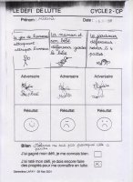 Défi jeux de lutte CP - Mélanie
