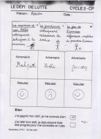 Défi jeux de lutte CP - Adrien
